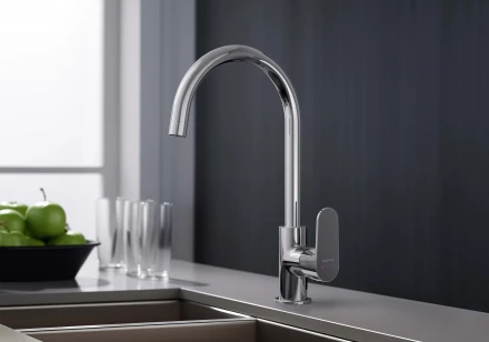 AQUATEK ОБЕРОН AQ1282CR cмеcитель для кухни