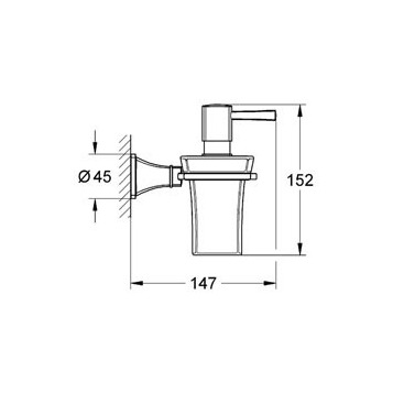 Grohe Grandera 40627000 Дозатор жидкого мыла