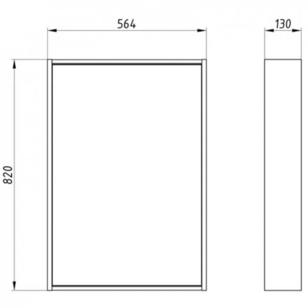 ASB-Mebel Монца 60 Зеркало