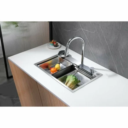 ABBER Wasser Kreis AF2194 хром кухонная мойка 