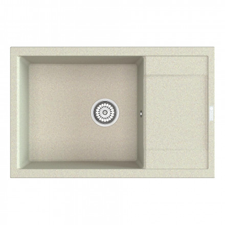POINT Велета 78 PN3002BG мойка кухонная светло-бежевый
