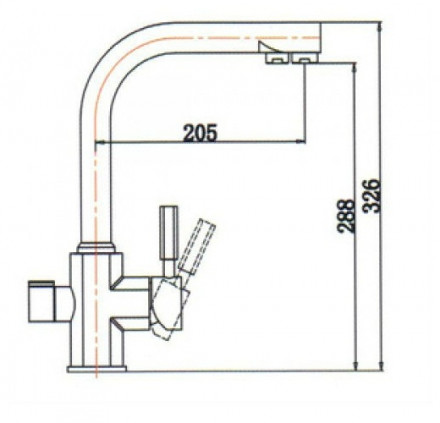 KAISER Decor 40144 Смеситель для кухни