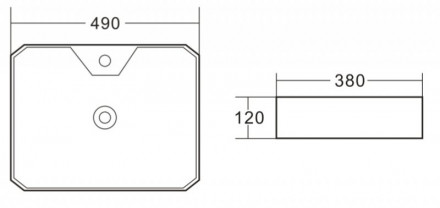 BelBagno BB1387 Раковина накладная