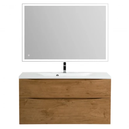 BelBagno KRAFT-1000-1C-SO-RT тумба c раковиной подвесная с одним ящиком и одной открытой полкой
