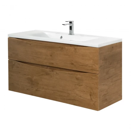 BelBagno KRAFT-1000-1C-SO-RT тумба c раковиной подвесная с одним ящиком и одной открытой полкой