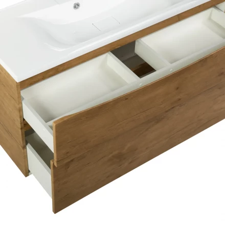 BelBagno KRAFT-1000-1C-SO-RT тумба c раковиной подвесная с одним ящиком и одной открытой полкой