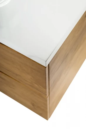 BelBagno KRAFT-1000-1C-SO-RT тумба c раковиной подвесная с одним ящиком и одной открытой полкой