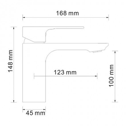 Wasserkraft Dinkel 5803 Смеситель для раковины
