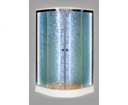 Deto ЕМ1580 Led Душевая Кабина 80x80