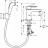 Hansgrohe Vernis Blend 71215000 смеситель для раковины с гигиеническим душем