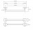 Bemeta Graphit 156204042 Полотенцедержатель 600 мм