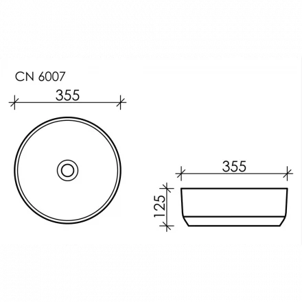 Ceramica Nova Element CN6007 раковина чаша