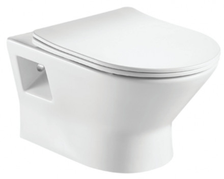 Hansmann Compact Унитаз подвесной безободковый с сиденьем микролифт
