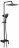 ESKO Singapore black ST300BL Душевая стойка для ванны