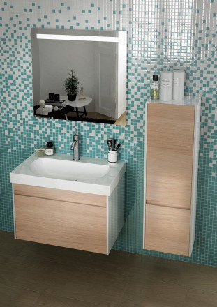Kerama Marazzi Buongiorno 80 раковина, белая глянцевая