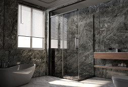 Veconi Premium Trento PTC40-SP-13080-GR-01-C4 душевой угол