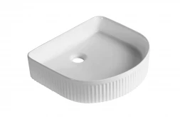 Milleau Glace MU8011-GW Раковина накладная 41.5x36.5x10 белый глянец