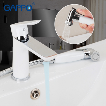 Gappo G1048-1 Смеситель для раковины с гигиеническим душем