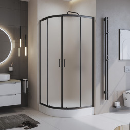 BelBagno UNO-195-R-2-90-P-NERO душевой уголок