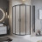 BelBagno UNO-195-R-2-90-P-NERO душевой уголок