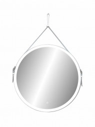 Континент Millenium White Led D 650 зеркало на ремне из натуральной кожи белого цвета