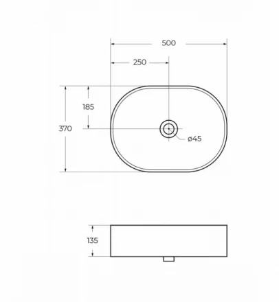 BelBagno BB1483 накладная раковина