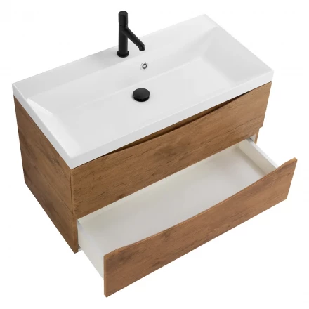 BelBagno MARINO-CER-600-2C-SO-WO-P тумба с раковиной подвесная