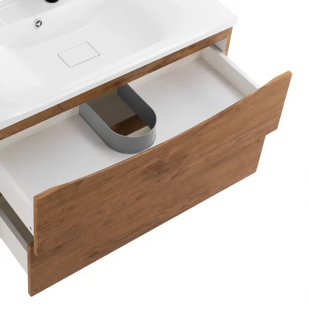 BelBagno MARINO-CER-600-2C-SO-WO-P тумба с раковиной подвесная