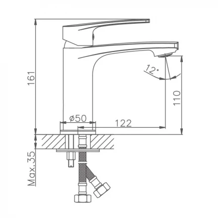 Haiba HB10587 Смеситель для раковины