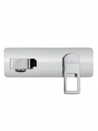 Wonzon &amp; Woghand Frame WW-88869010-CR Смеситель для раковины встраиваемый черный матовый