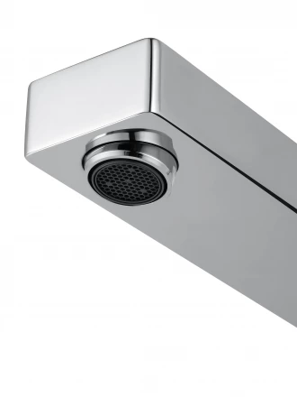 Wonzon &amp; Woghand Frame WW-88869010-CR Смеситель для раковины встраиваемый черный матовый