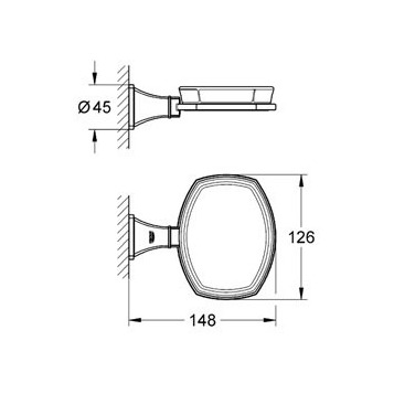 Grohe Grandera 40628000 Мыльница
