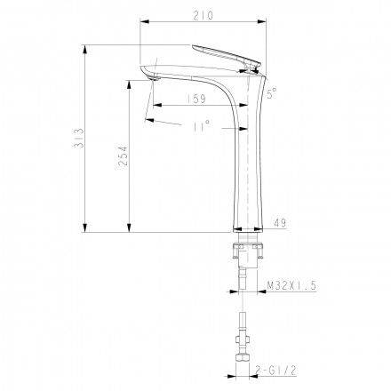 Lemark Bellario LM6809C смеситель для раковины