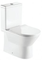 Hansmann Compact Унитаз напольный безободковый с сиденьем микролифт