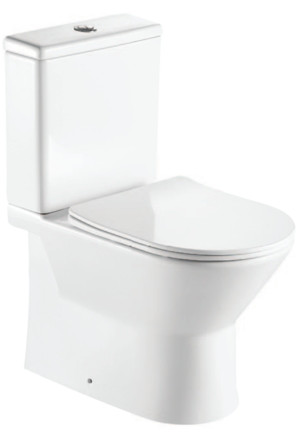 Hansmann Compact Унитаз напольный безободковый с сиденьем микролифт