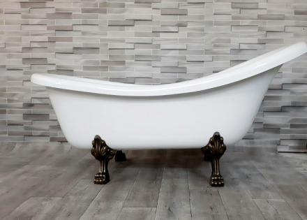 Ванна Castone Даллас 175x81 на ножках (золото)