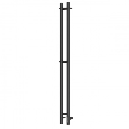 POINT Деметра PN12812B П3 Полотенцесушитель электрический 80x1200 (диммер справа, чёрный)