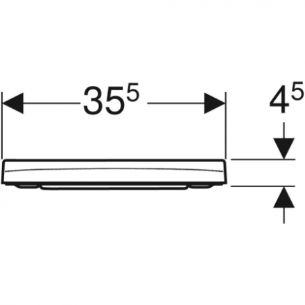 Geberit Smyle Square 500.237.01.1 Сиденье с крышкой микролифт