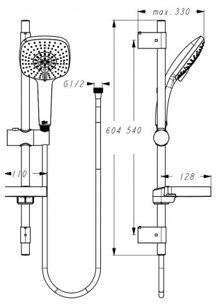 Ideal Standard Set B1118AA Комплект смесителей 3 в 1