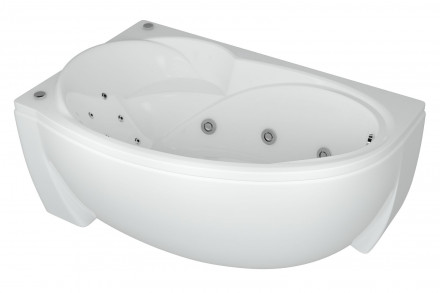 Aquatek Бетта 150x95 Акриловая ванна с гидромассажем левая