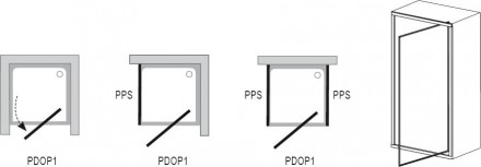 Ravak Pivot PDOP1-80 Душевая дверь 03G40101Z1