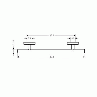 Держатель для туалетной бумаги Hansgrohe Logis 40523000