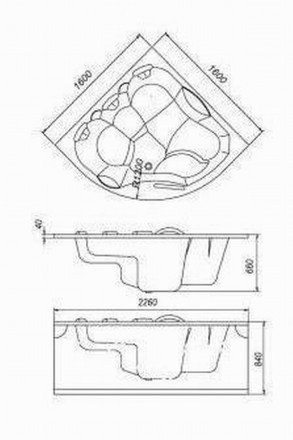 Kolpa san Gaya 160x160 Basic мини бассейн