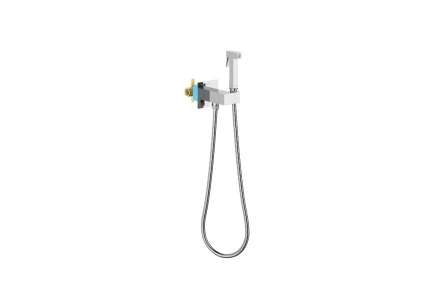 AQUATEK ЛИРА AQ1025CR комплект для гигиенического душа встроенный