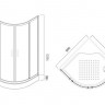 Am Pm Bliss L Twin Slide Душевой поддон 90x90 Am Pm Bliss L Twin Slide Душевой поддон 90x90