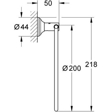Grohe Essentials Authentic 40655001 Кольцо для полотенца