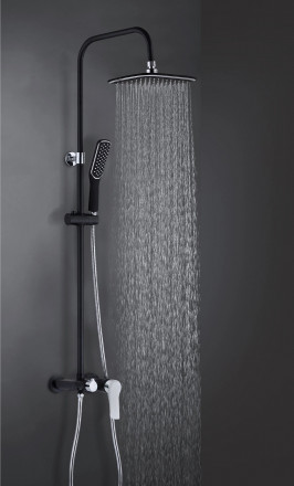 ESKO ST200Black Душевая стойка для ванны