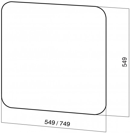 Am.pm Bliss L M55MOX0600WG64 Зеркало 60