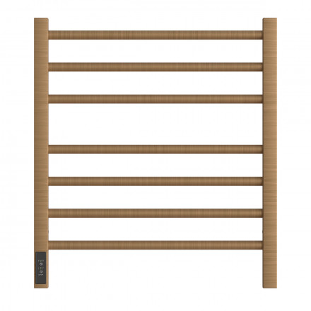 POINT Веста PN70756BR П7 Полотенцесушитель электрический 500x600 диммер слева