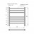POINT Веста PN70756BR П7 Полотенцесушитель электрический 500x600 диммер слева